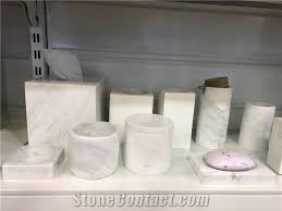 Crafted from durable jazz marble that pairs chic detail with strength, our white marbled bath accessories are a sleek and sophisticated way to keep the countertop organized. White Marble Bathroom Accessories Polished Marble Bath Paper Holders Soap Dish And Toothbrush Holders From China Stonecontact Com