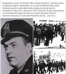Chief Eric Jones, Lt. Rodney Rego, and Honor Guard Member Officer Eric  Howard attended the National Law Enforcement Vigil for Fallen Officers in  Washington DC this evening. #NeverForget