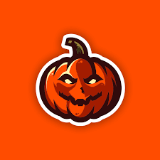 Pumpkin Mascot Logo Halloween Logo Logo Design Creative Logo Design