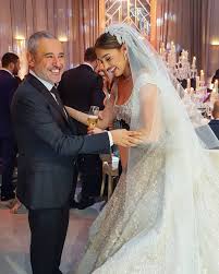 With The Person Behind This Masterpiece Gown Eliesaabworld Wedding Designer And Pla Designer Wedding Gowns Wedding Gowns Elie Saab Bridal
