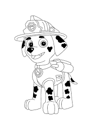In dark of night, in light of day, we, the paw patrol will serve adventure paw patrol super pup chase and marshall: Paw Patrol Marshall Coloring Pages 4 Free Printable Coloring Sheets 2020
