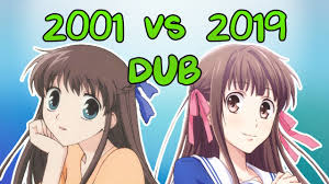 Dub Comparison Fruits Basket 2001 Vs 2019 Youtube
