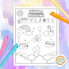 You could also print the image using the print button above the image. Free Magical Unicorn Hidden Pictures