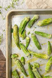 Feel free to use whole or sliced okra. Roasted Okra Basil And Bubbly