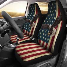 American Flag Red White And Blue Eagle Universal Fit Car Seat Covers Car Seats Fit Car Seat Covers