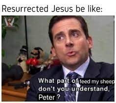 Memes For Jesus Jesus Ok Peter Let Me Say This Again Facebook User uploaded templates that are high quality and become viral may get. jesus jesus ok peter let me say