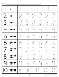 Tracing Worksheets Numbers 1 20 In 2020 Preschool Tracing Kindergarten Math Worksheets Number Worksheets Kindergarten