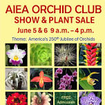 Aiea Orchid Club Show and Plant Sale