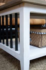 You can use any table, though this builder used an ikea lack side table. Farmhouse Coffee Table Build Plans Houseful Of Handmade