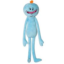 Happy Mr Meeseeks Rick And Morty Merchandise Rick And Morty Meeseeks Rick And Morty Season Teddy Bear Stuffed Animal