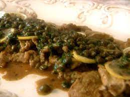 Veal With Lemon And Capers Recipe Food Network