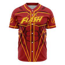 Flash DC Comics Baseball Jersey - AnimeBape
