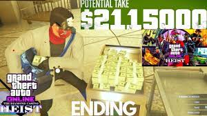 Ending Diamond Casino Heist Money Payout Gta Online Casino Heist Aggressive Dlc End Youtube