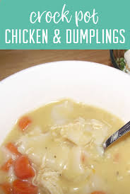 Crock Pot Chicken And Dumplings Recipe Chicken And Dumplings Crockpot Chicken And Dumplings Chicken And Pastry