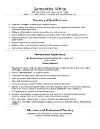 Medical Assistant Resume Templates And Job Tips Hloom