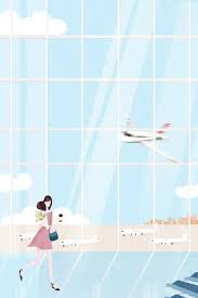 Airport Banner In 2020 Infographic Map Cartoon Background Drawing Sky