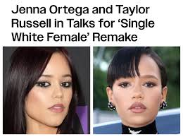 Variety reports that Sony and Elizabeth Gabler's 3000 Pictures are reviving  the intra-apartment friction "Single White Female" with Jenna Ortega and  Taylor Russell in negotiations to star in a remake. The 1992
