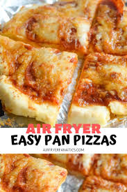 Gluten Free Air Fryer Pan Pizzas Air Fryer Fanatics Recipe Air Fryer Pan Air Fryer Recipes Air Fryer Dinner Recipes