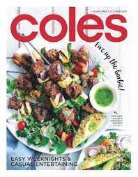 Coles Magazine October 2018 Http Olcatalogue Com Coles Coles Magazine Html Coles Recipe Food Magazine Cooking Recipes