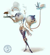 Artstation Porcelain Robot Waiter Anna Aboimova Character Design Jobs Game Concept Art Cartoon Character Design