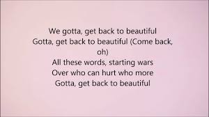 In the world of entertainment, sofia carson is a force of nature, rising to the top of all she endeavors, with grace and style. Sofia Carson Back To Beautiful Lyrics Youtube