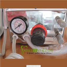Portable Dental Turbine Unit With One Pcs Handpiece Adapter 3 Way Syringe Stainless Steel Shell In 2021 Dental Handpiece The Unit