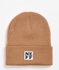 The farthest i would venture. Neff Lawrence Camel Fold Beanie Zumiez