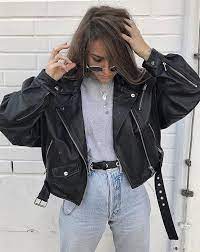 Sometimes Theres No Better Feeling Than Commanding The Room Bring Back The Best Of The 80s Leather Jacket Outfits Cropped Leather Jacket Leather Jacket Style