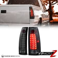 1988 1998 Chevy Gmc C10 Ck 1500 2500 3500 Smoke L E D Rear Tail Lights Assembly Gmc Chevy Tail Light