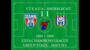 The original fc steaua bucurești team was part of the namesake csa steaua bucurești sports club and belonged to the ministry of national defence. Steaua 1 1 Anderlecht 1994 1995 Ucl R1 Youtube