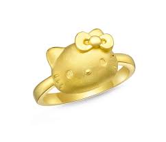 Best match ending newest most bids. Hello Kitty 24k Gold Ring Sanrio