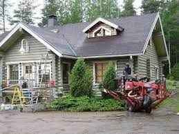 View exterior gallery of log cabin homes and kits by the original log cabin homes. Mountain Cabin Log Cabin Exterior Paint Colors Novocom Top