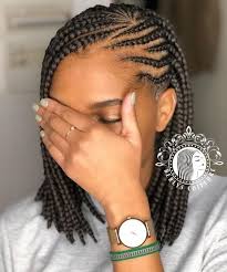 Woven updo chunky ghana braids angled cornrow with braided ghana braids are an african type with crown row braids that go straight back. 30 Protective Ghana Braids Hairstyles African Hair Braiding Styles Braided Hairstyles Bob Braids Hairstyles