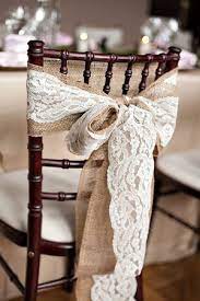 8 Awesome And Easy Ways To Decorate Wedding Chairs Elegantweddinginvites Com Blog Burlap Lace Wedding Wedding Chair Decorations Burlap Wedding