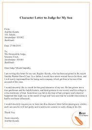 Example of letter to judge for leniency. Character Reference Letter To Judge Format Sample Example