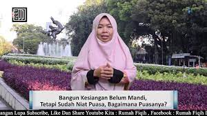 Saya niat puasa arafah karena allah ta'ala. Bangun Kesiangan Belum Mandi Tapi Sudah Niat Puasa Ustadzah Isnawati Lc Ma Youtube