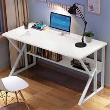 Using this type of legs for a computer desk is quite risky, but some products of metal pipe are quite sturdy. Pipe Desk Wayfair