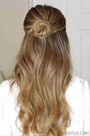 Formidable Homecoming Half Up Half Down Hairstyles With Additional Home Ing Hairstyles Half U Prom Hairstyles For Long Hair Down Hairstyles Half Bun Hairstyles
