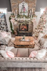 Romantic Christmas Living Room The Christmas Canadian Bloggers Home Tour Hop The Diy Mommy Romantic Living Room Christmas Living Rooms Christmas Decorations Living Room