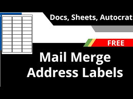 If you keep names and addresses in a microsoft excel spreadsheet, it's easy to export that information into another program like microsoft. Mail Merge Address Labels Free With Google Docs Sheets Autocrat Youtube