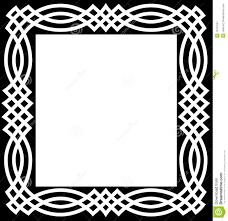Celtic Border Pattern Ricamo A Intaglio Cornici Ricamo