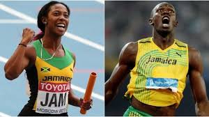 Usain bolt of jamaica (c) smiles as he looks at canada's andre de grasse (r) in the men's 100 with the tokyo olympics postponed to 2021 due to the coronavirus, bolt's flirtation with a 2020. Aab8bwe6ktgfdm