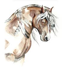 The gene is also present, rarely, in mustang herds. Pin By Esther Sell On Horses Horse Drawings Watercolor Horse Mustang Horse