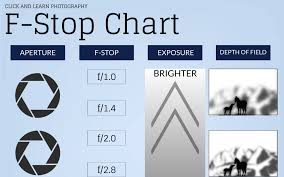F Stop Chart Infographic Making Understanding Aperture