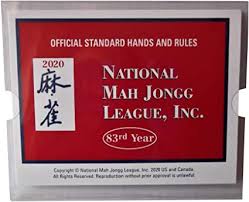 2020 national mah jongg league card. Toys Games Mah Jongg Card National Mah Jongg League 2020 Large Size Card Games Accessories