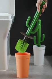 cacbrush wc borstel home diy home deco cactus bathroom