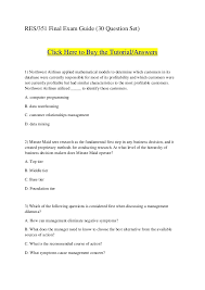 Collection of sample business, personal and professional letters along with simply written templates to be used in the hour of … Res 351 Final Exam Guide 18 Data Originating From Studies That Are
