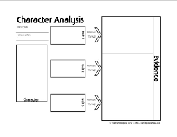 Character Analysis Transformation Notebooking Page