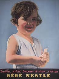 AD print Original 1934 happy to live it's a baby NESTLÉ sweetened condensed  milk