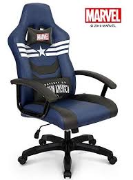 Neo Chair Licensed Marvel Avengers Gaming High End Ergonomic Neck Lumbar Support Armrests Reclining And Tilting Computer Gaming Chair Racing Chair Marvel Games